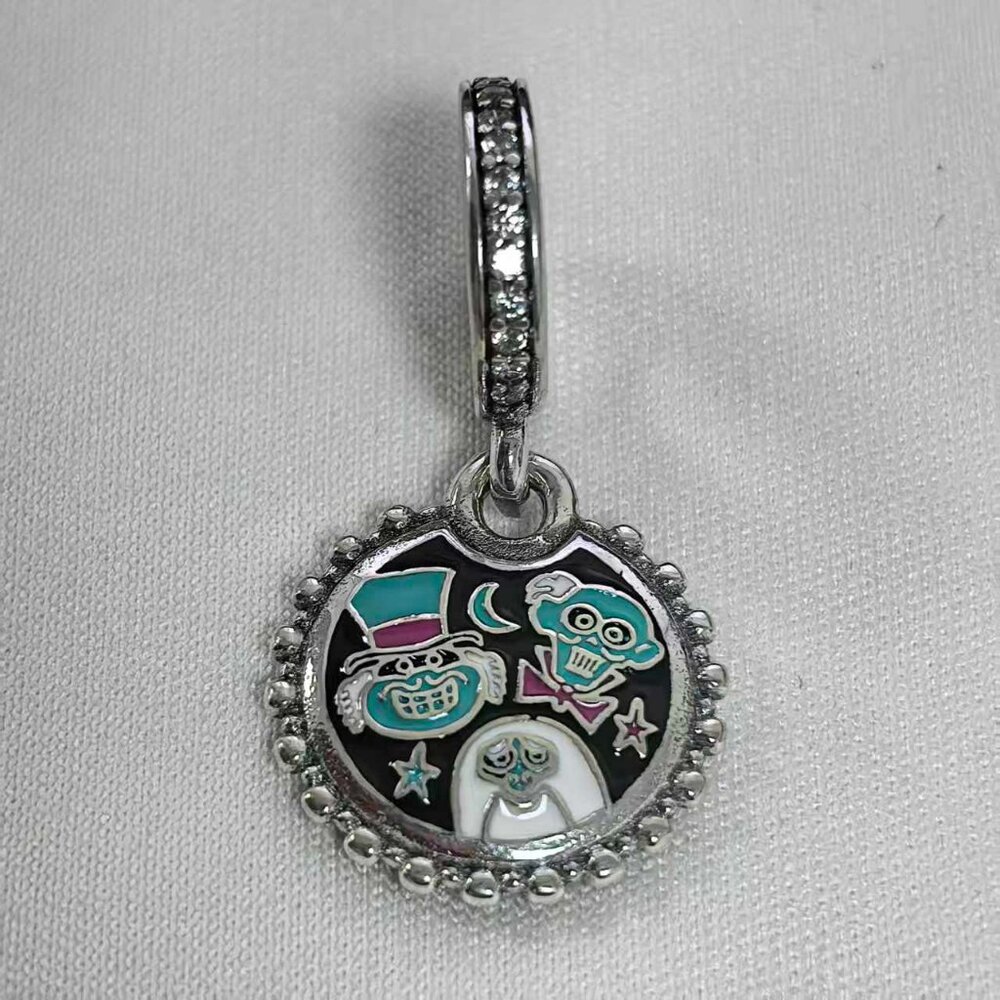 Pandora Halloween 2023 Haunted Mansion Hitchhiking Ghosts Charm, S925 Silver
